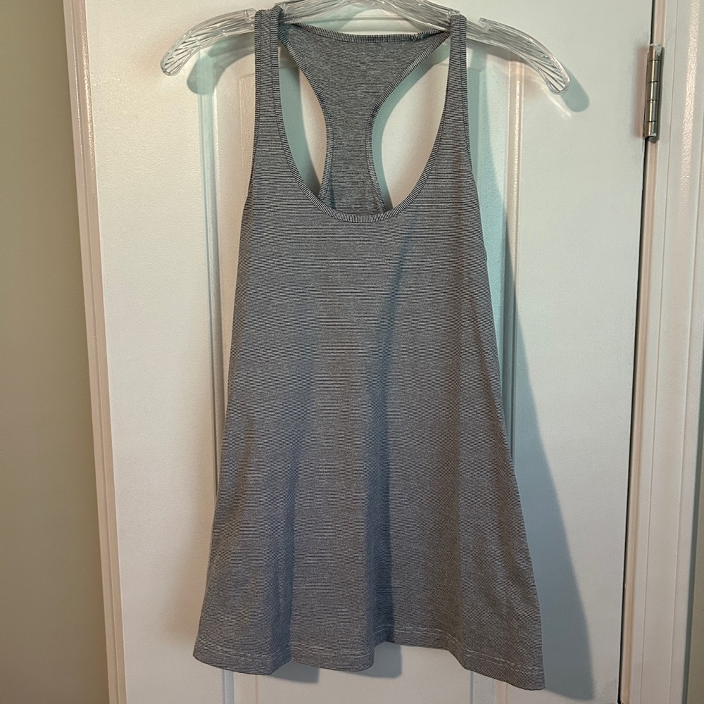 Lululemon Athletica Gray Relaxed Backless Tank Top